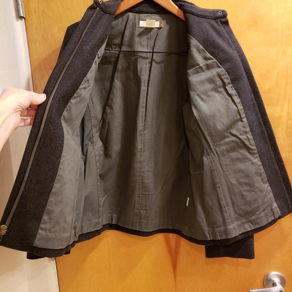 J. Crew Wool Jacket Full Front Zipper Size Med - Picture 9 of 14
